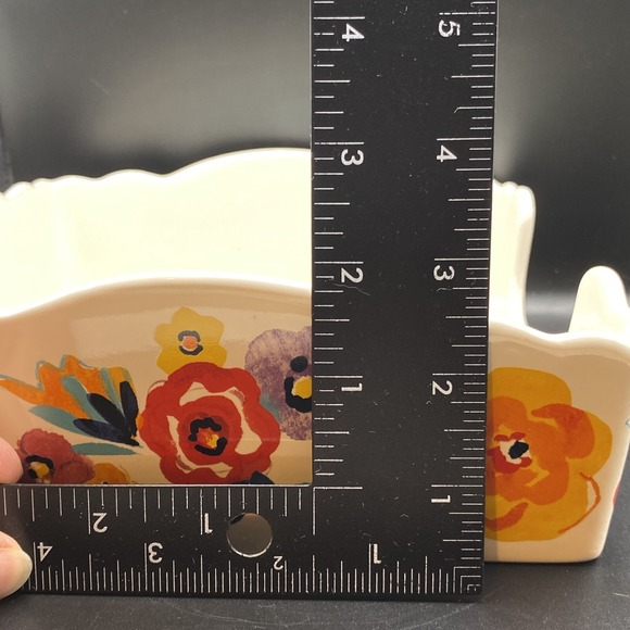 The Pioneer Woman Floral Flea Market Napkin Holder Colorful Ceramic Stoneware - Picture 9 of 9